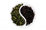 Чёрный+зелёный чай