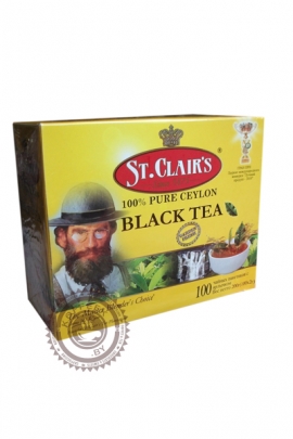 Чай ST.CLAIR'S 100 пак чёрный
