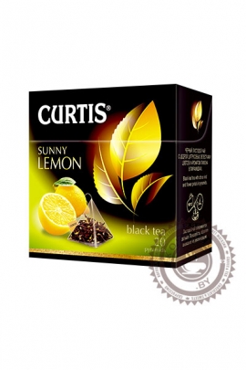 Чай CURTIS "Sunny Lemon" (с цитрусовыми) 20 пир чёрный