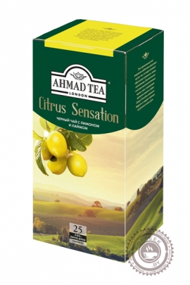 Чай AHMAD "Citrus Sensation" черный 25 пакетов