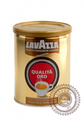 Кофе LAVAZZA "Qualita Oro" 250г ж/б молотый