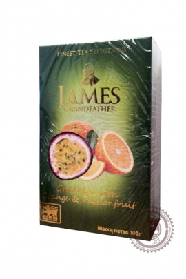 Чай James & Grandfather "Orange & Passionfruit " зелёный 100 г