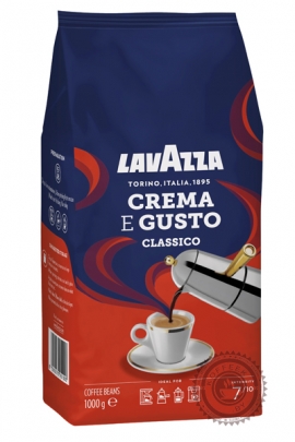 Кофе LAVAZZA "Crema e Gusto" 1000г зерно
