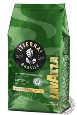 Кофе LAVAZZA "TIERRA BRAZIL " зерно 1000г