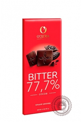Шоколад O`Zera Dark 77,7% 90 гр.