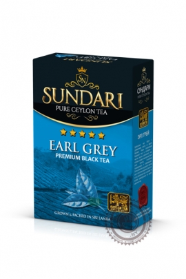 Чай SUNDARI EARL GREY черный 100г бергамотом