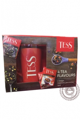 Набор чая Tess с кружкой №2 170 г черно-зеленый