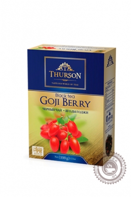 Чай THURSON "GOJI BERRY" черный с добавками 100г