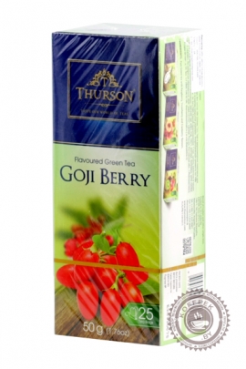 Чай THURSON "GOJI BERRY" зеленый 25пак