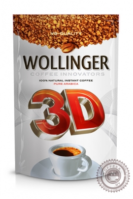 Кофе Wollinger 3D 75 г растворимый сублимированный
