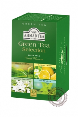 Чай AHMAD "Green Tea Selection" зеленый 20 пакетов