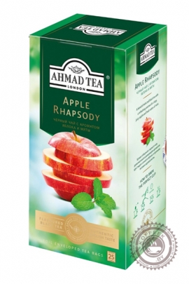 Чай AHMAD "Apple Rhapsody" черный 25 пакетов