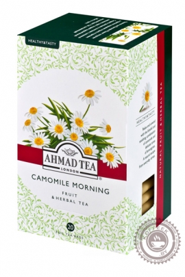 Чай AHMAD "Camomile Morning" травяной чай в фольгированных пакетиках, 20 шт