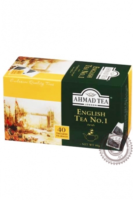Чай AHMAD "English tea № 1" черный 40 пакетов