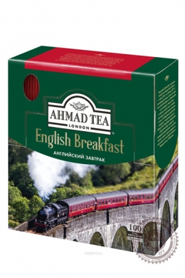 Чай AHMAD "English Breakfast" черный 100 пакетов