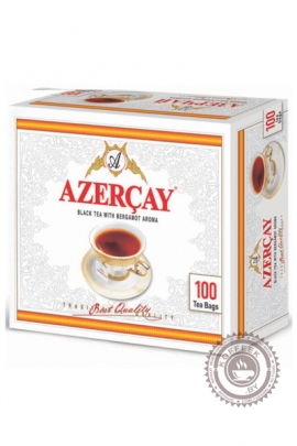Чай "Азерчай" 100 пакетов черный байховый 200 г