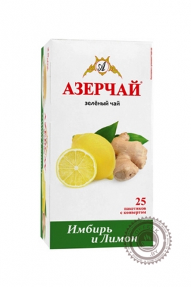Чай "Азерчай" 25 пакетов зеленый 50 г