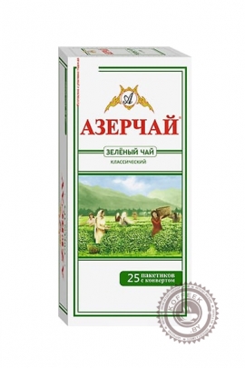 Чай "Азерчай" 25 пак. зеленый 50 г