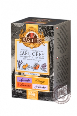 Чай BASILUR "EARL GREY" Assorti 20 пакетов