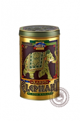 Чай BATTLER "Elephant Kandy" 100г черный крупнолистовой ОР