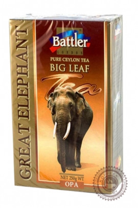 Чай BATTLER "Great Elephant" черный крупнолистовой 250г