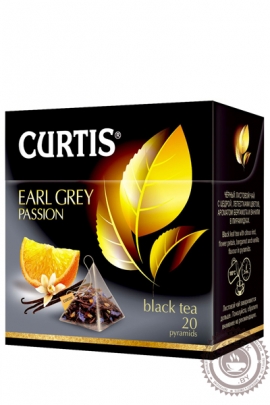 Чай CURTIS "Earl Grey Passion" (с бергамотом и апельсином) 20 пир черный