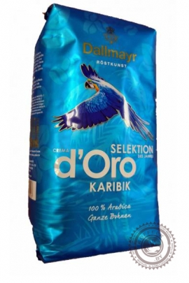 Кофе DALLMAYR "Crema d'Oro KARIBIK" 1000г зерно