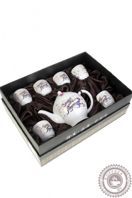 Набор для чайной церемонии "Дракон", 7 предметов: чайник 800 мл, 6 чашек 100 мл