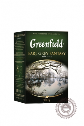 Чай GREENFIELD "Earl Grey Fantasy" (с бергамотом) 100 г чёрный
