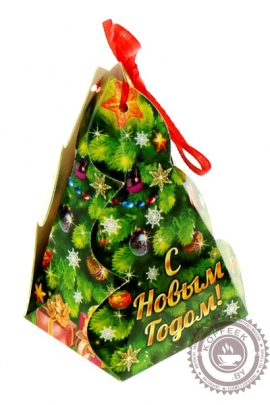 Коробка сборная фигурная "Елочка"