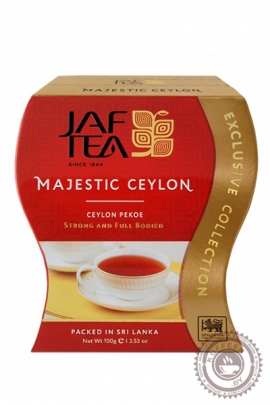 Чай JAF TEA "Majestic Ceylon" Pekoe 100г чёрный