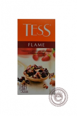 Чай TESS "Flame" (земляника+розовый перец+вербена) 25 пак фруктово-травяной