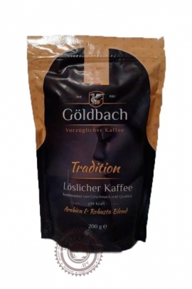Кофе Goldbach "Tradition" 200г растворимый сублимированный