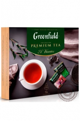 Подарочный набор чая GREENFIELD, 96 шт