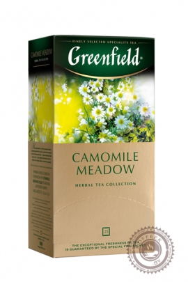 Чай GREENFIELD "Camomile Meadow" (ромашка+мелисса+личи) 25 пак травяной