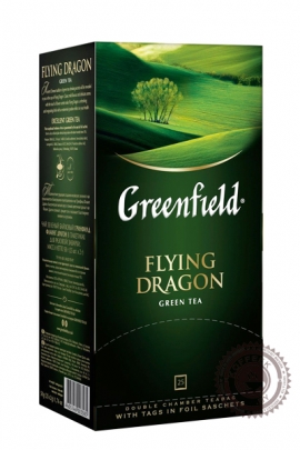 Чай GREENFIELD " Flying Dragon" зеленый 25 пакетов