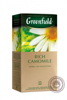 Чай GREENFIELD "Rich Camomile" (кориц+яблоко+ромашка) 25 пак фруктово-травяной