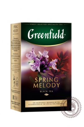 Чай GREENFIELD "Spring Melody" (с чабрецом) 100г черный