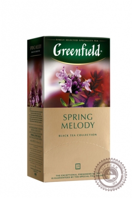 Чай GREENFIELD "Spring Melody" (с чабрецом) 25 пак чёрный