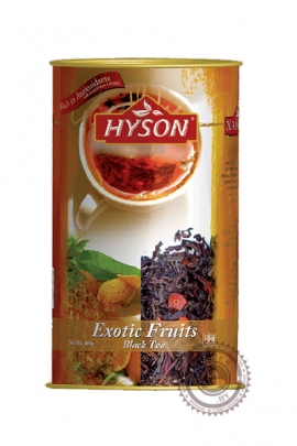 Чай HYSON "EXOTIC FRUITS" 100г ж/б черный