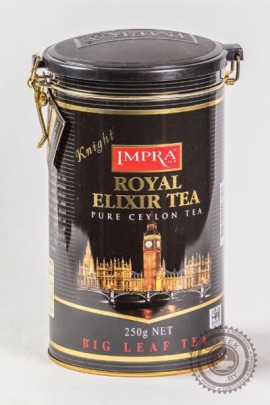 Чай IMPRA "Royal Elixir Tea" черный 250г в ж/б