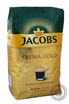 Кофе JACOBS "Crema Gold" зерновой 1000г