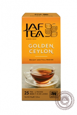 ЧАЙ JAF TEA "Golden Ceylon" 25пак черный