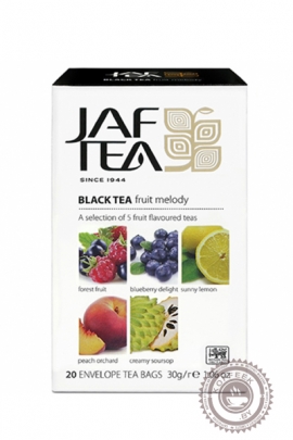 Чай JAF TEA "Fruit Melody" (фруктовая мелодия) 25 пакетов черный