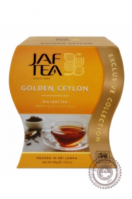 Чай JAF TEA "Golden Ceylon" 100г черный крупнолистовой