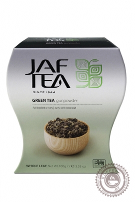 Чай JAF TEA  "GREEN TEA GUN POWDER" 100г зеленый