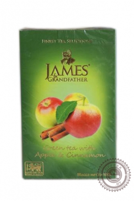 Чай James & Grandfather "Aplle Cinnamon" зелёный 100г