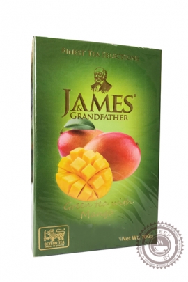 Чай James & Grandfather "Mango" зелёный 100г