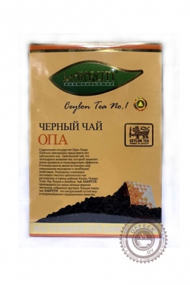 Чай Lakruti "OPA" черный крупнолистовой 100 гр