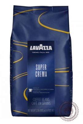 Кофе LAVAZZA "Super Crema" 1000 г зерно